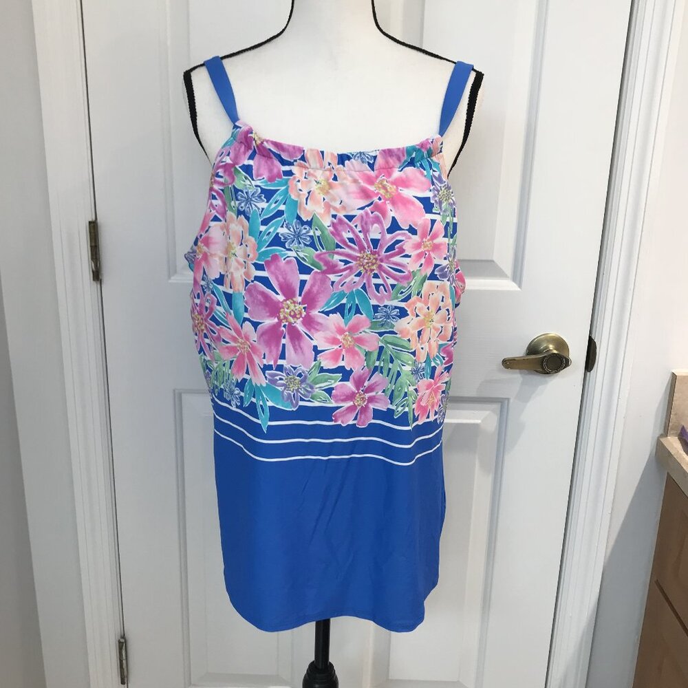 Beach House Blair High Neck Tankini Top 20W
